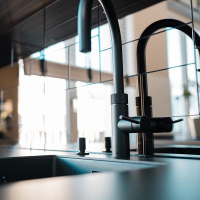 Küchenrückwand Schwarz