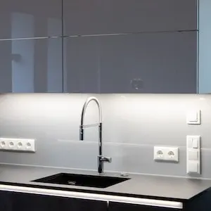 Küchenrückwand-silber lösung